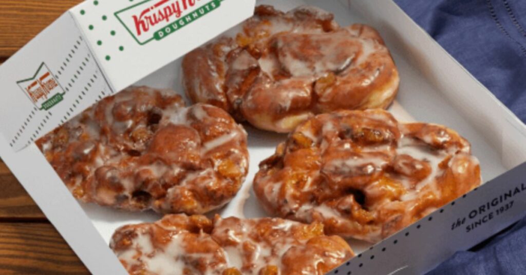 Krispy Kreme Adds Apple Fritters And New Fall Donuts To Their Fall Menu