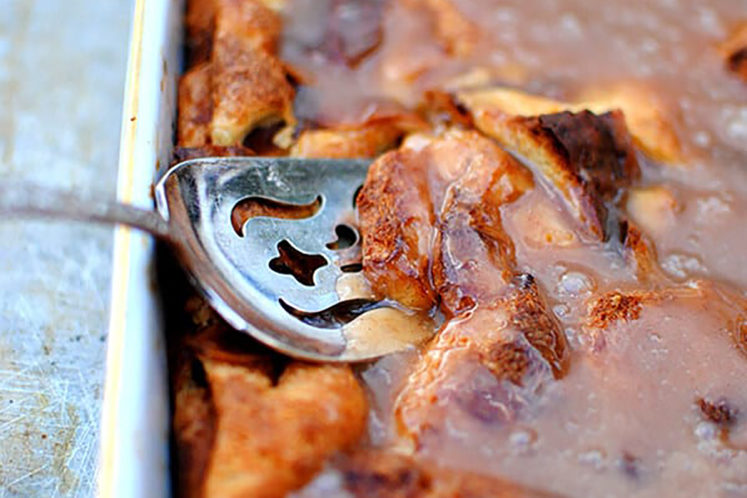 Bread Pudding with Bourbon Sauce