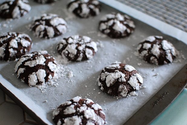 Chocolate Crinkle Cookies Recipe | Let's Eat Cake