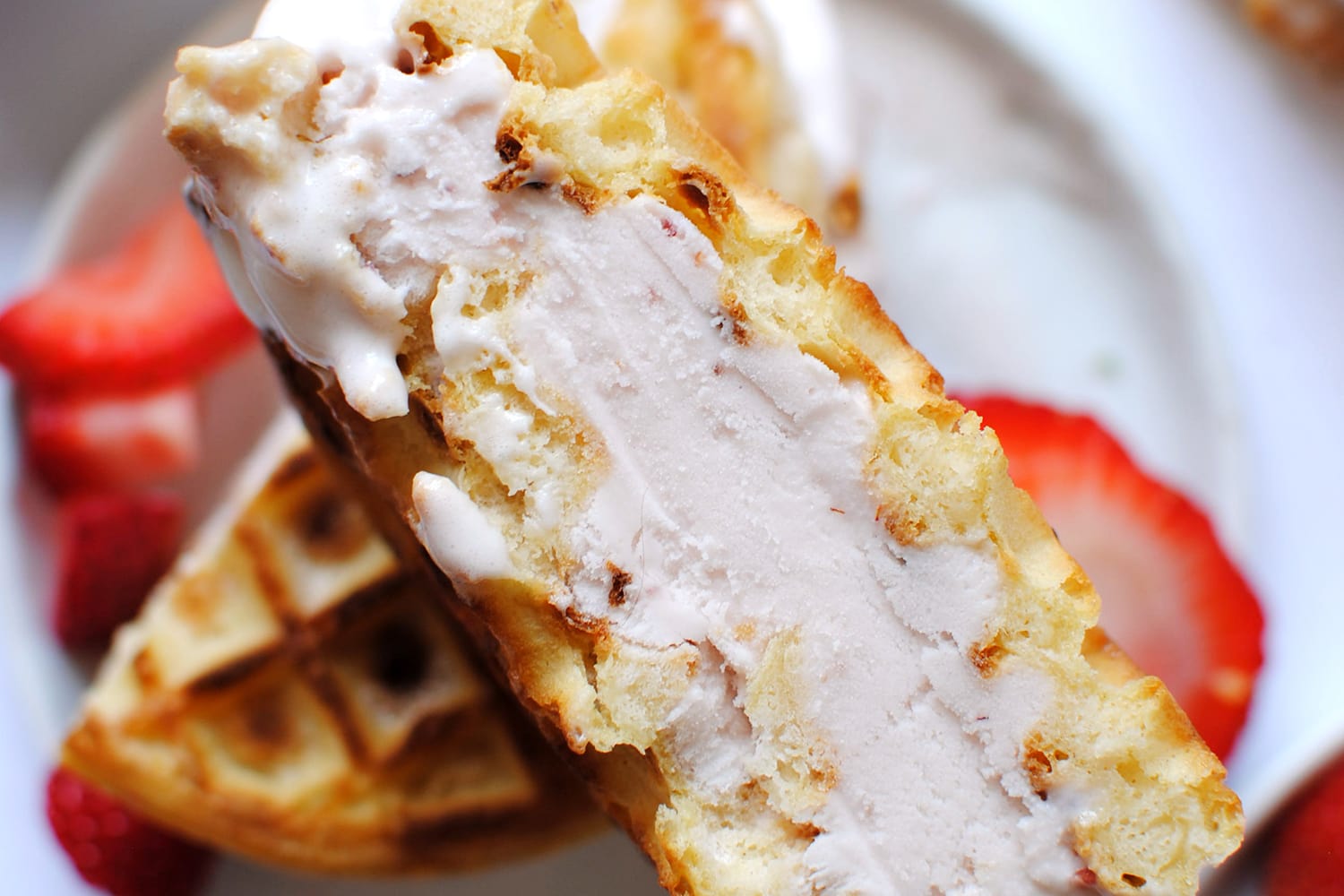 Mini Waffle Ice Cream Sandwiches Recipe - L'Eggo With Eggo®