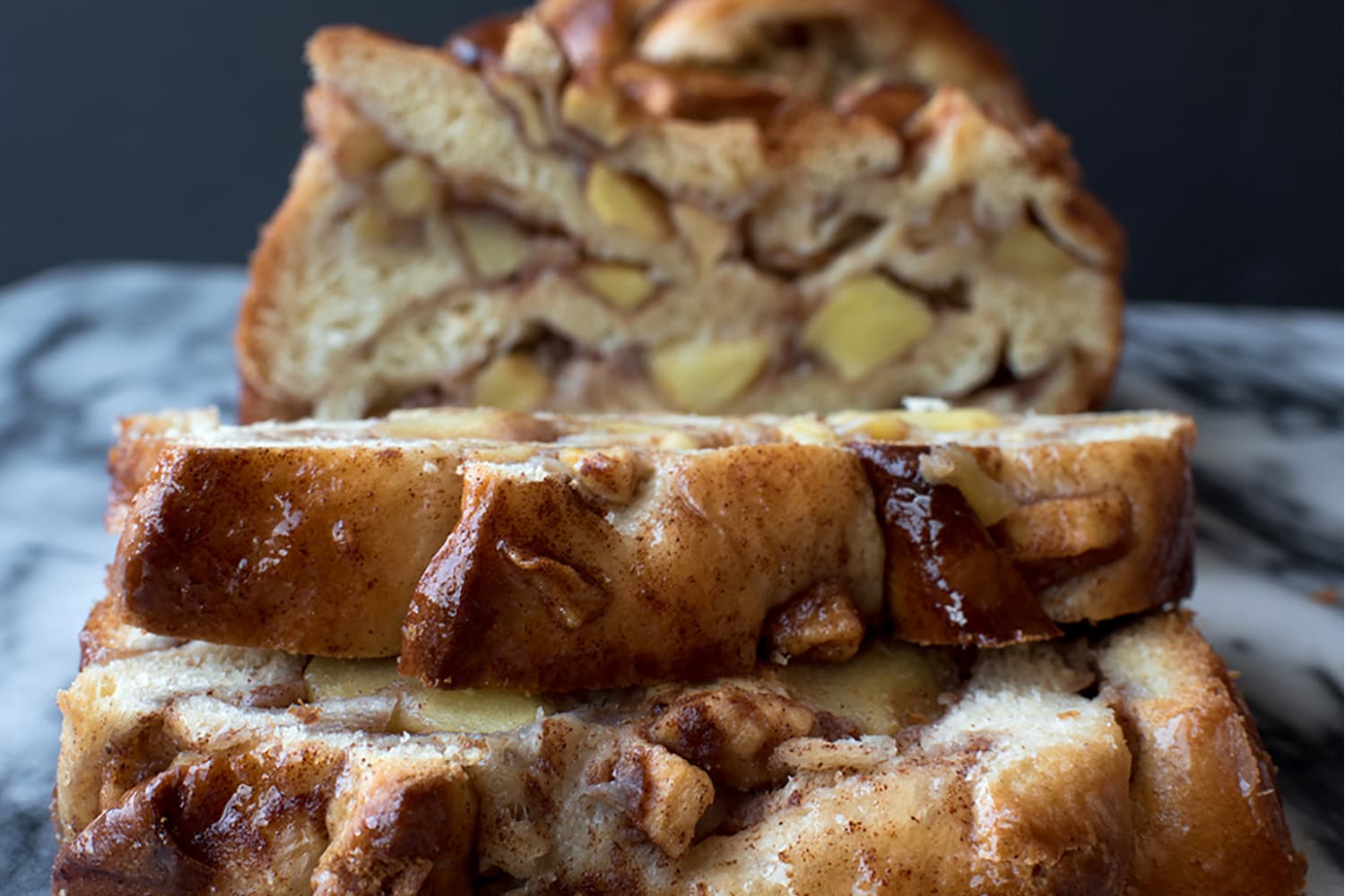 Apple Pie Bread Recipe with Honey Caramel Sauce | Let's Eat Cake
