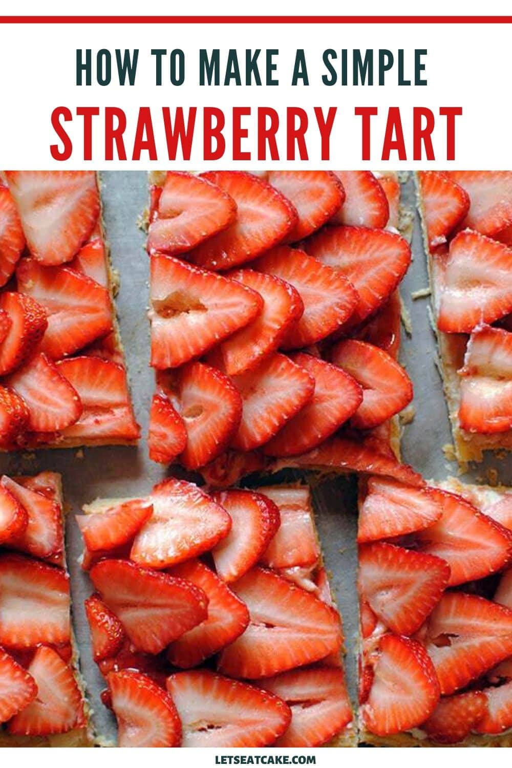 puff pastry strawberry tart
