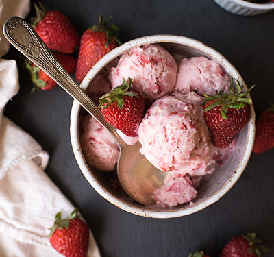 Easy Strawberry Ice Cream Recipe