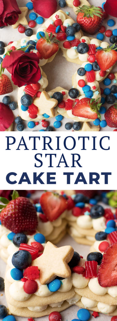 Star-Shaped Cream Tart Cake Recipe | Let's Eat Cake