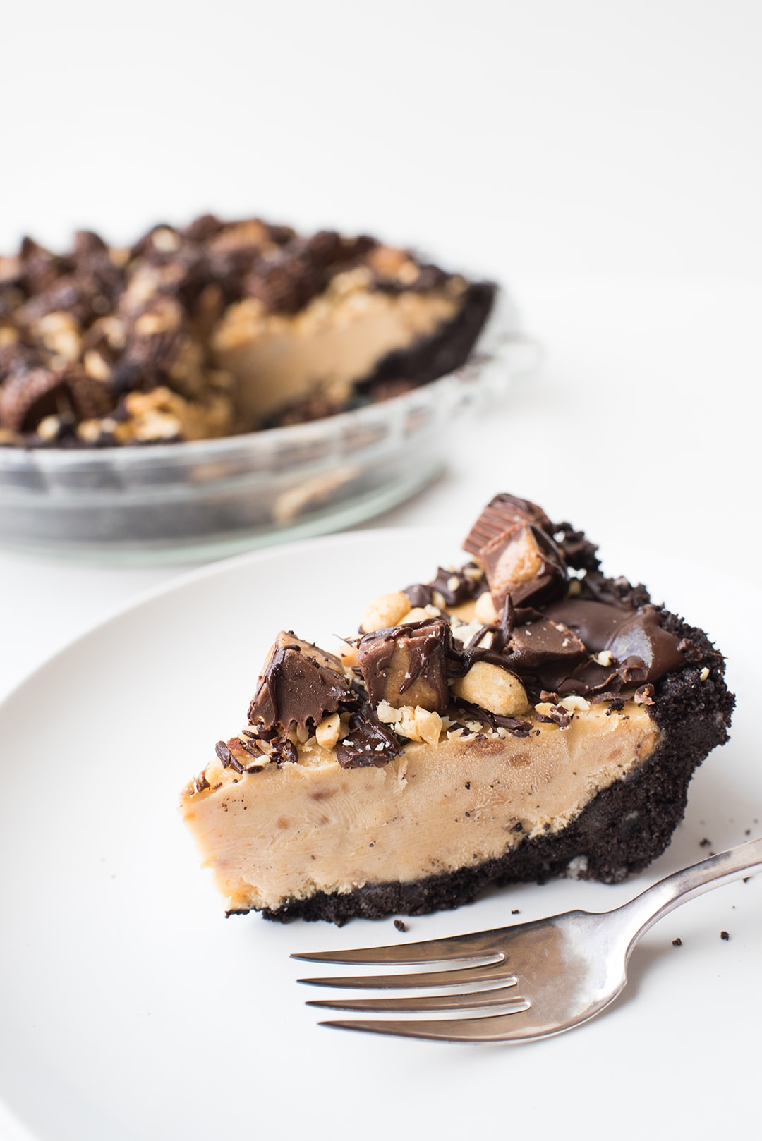 No Bake Peanut Butter Pie Recipe | Let's Eat Cake