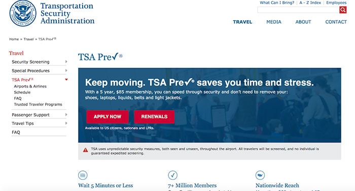 What Is TSA PreCheck - form 1