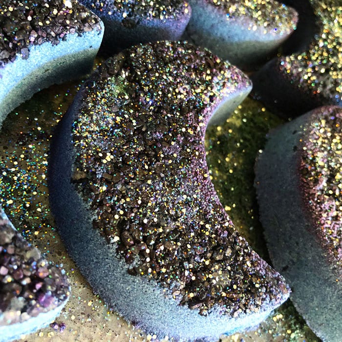 Goth Bath Bombs - Crescent Moon