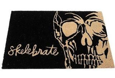 Halloween Puns - Skelebrate Doormat