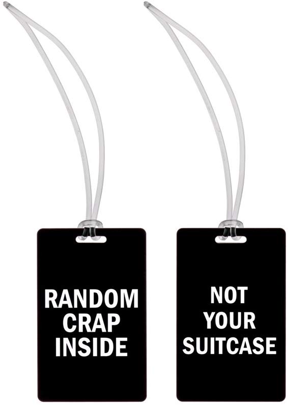 funny luggage tags