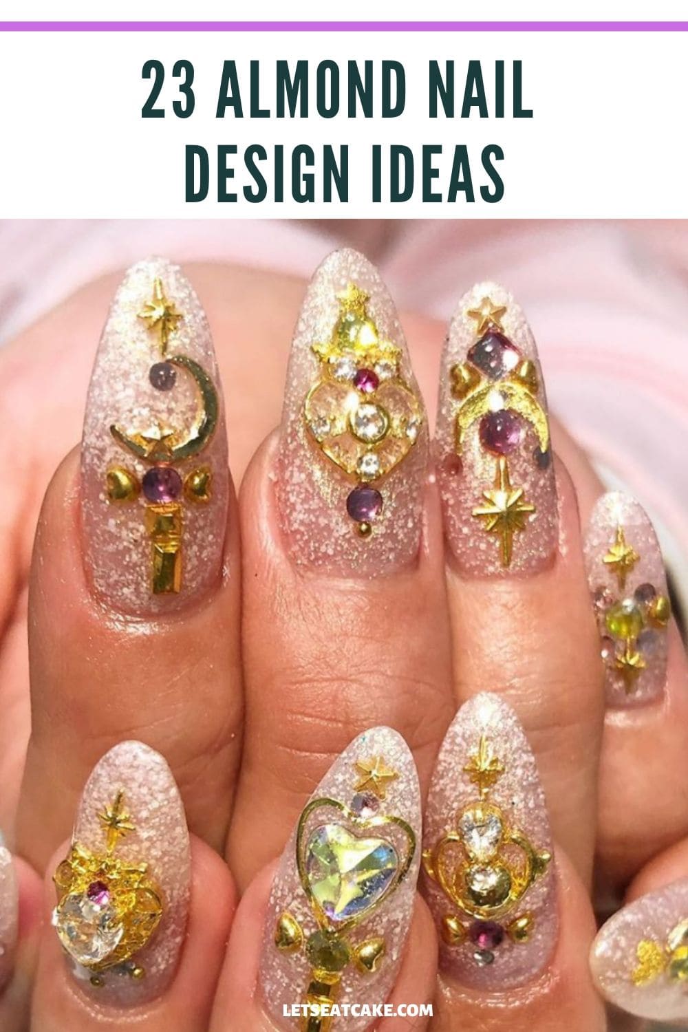 23 Almond Nail Designs And How To Shape Them Lets Eat Cake