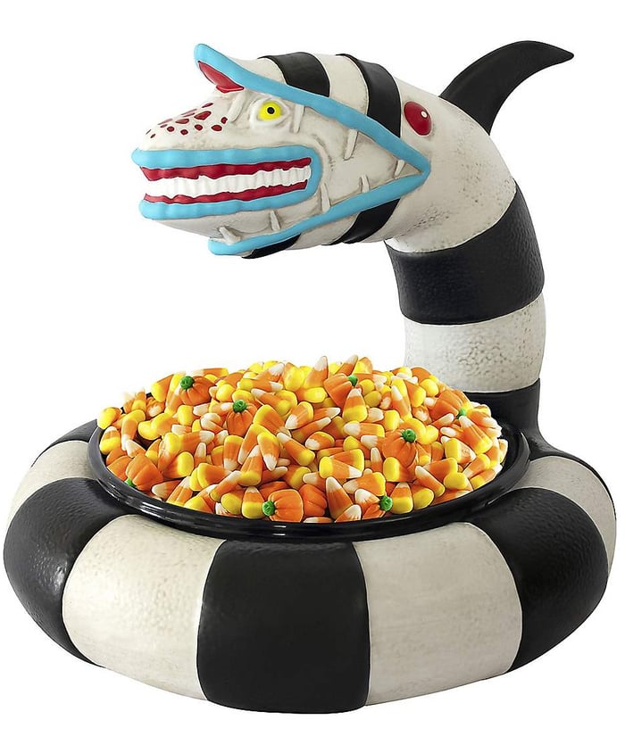 Beetlejuice Decor - Sandworm Serving Bowl