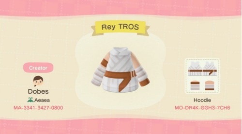 Halloween Costumes Animal Crossing - Star Wars Rey Skywalker