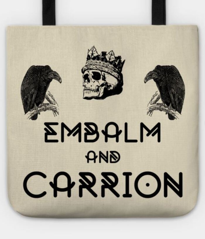 Witch puns - Embalm and carrion