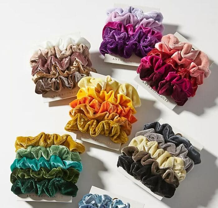 Gifts Under $25 - Lucia Velvet Scrunchie Set