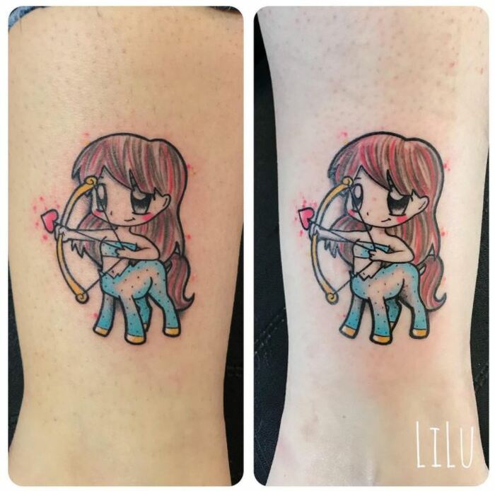 19 Sagittarius Tattoos to Show Off Your Fiery Personality | Let's Eat Cake