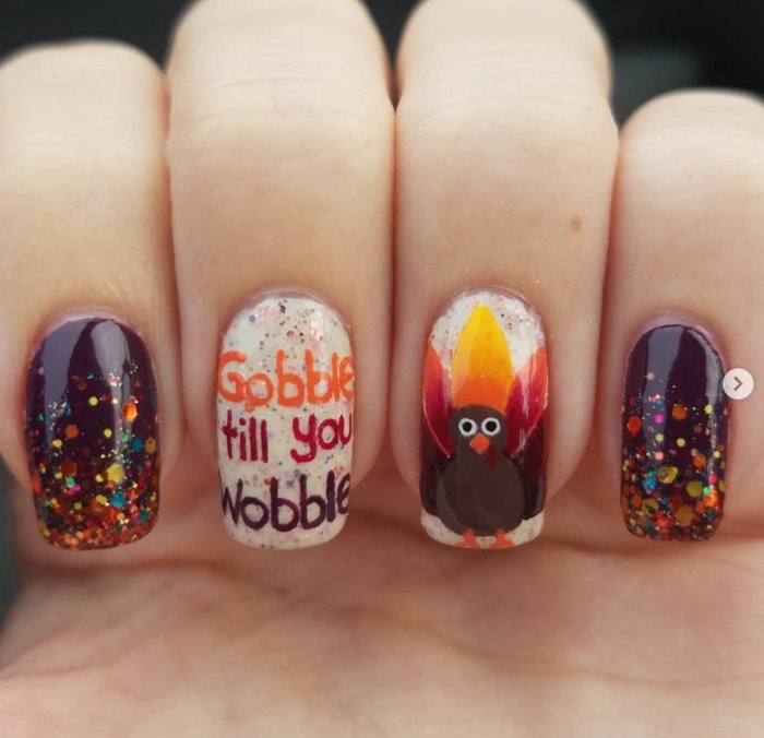 18 Thanksgiving Nail Design Ideas for Your Holiday Manicure | Let's Eat ...