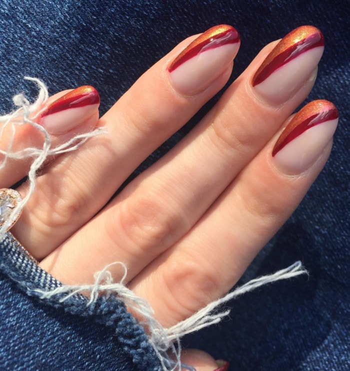 Thanksgiving Nails - Diagonal