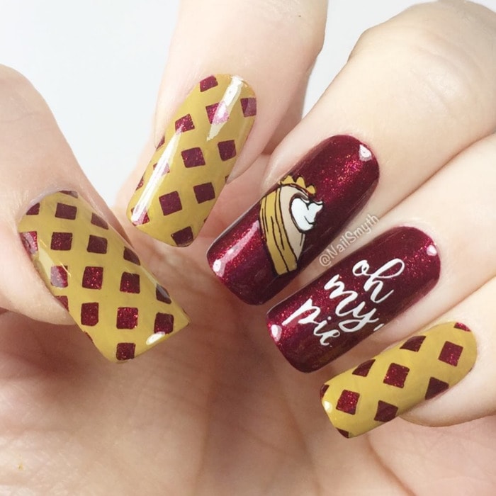 Thanksgiving Nails - Pie