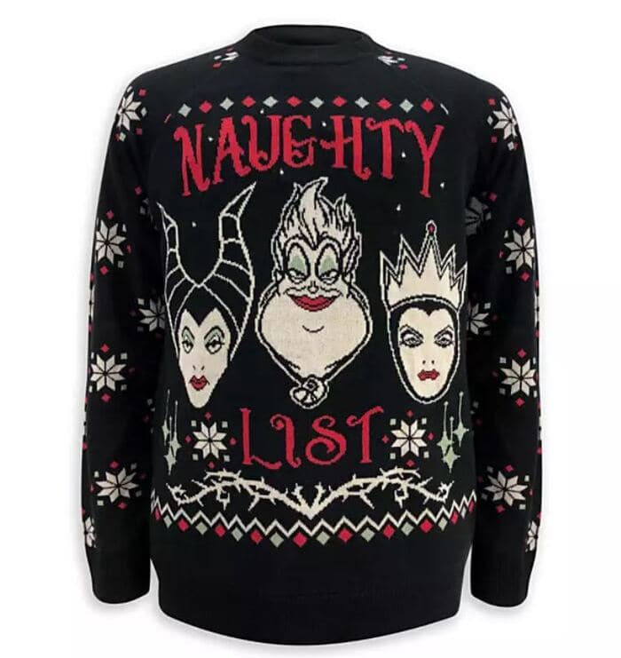 Ugly Christmas Sweaters - Naughty List Disney Villain's