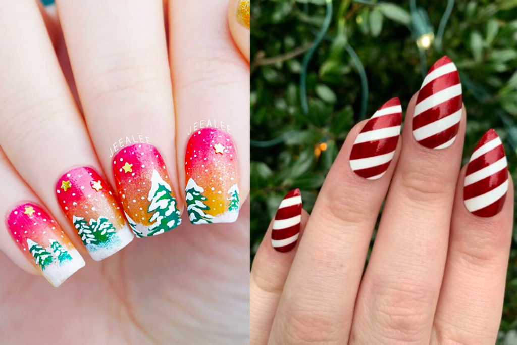 21 Christmas Nail Designs to Spread the Holiday Cheer Let's Eat Cake