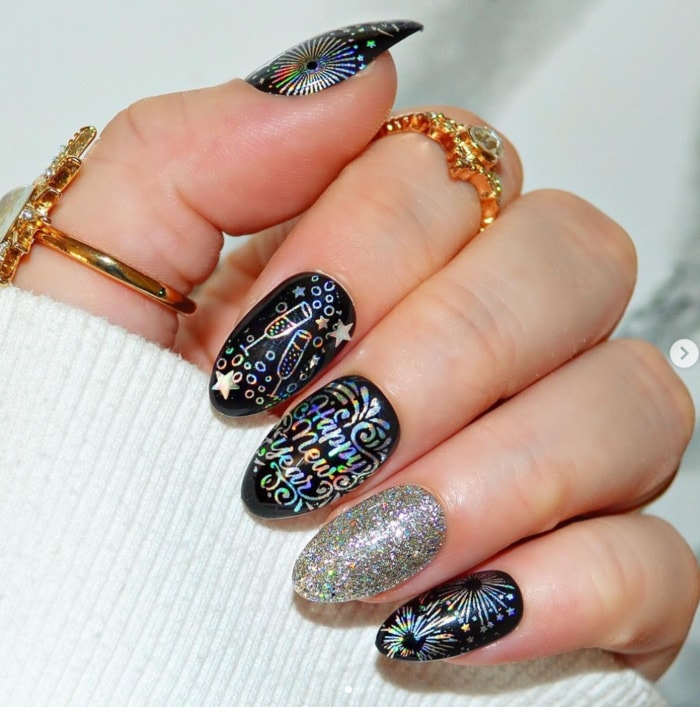 19 New Year's Nail Ideas for 2021 | Let's Eat Cake
