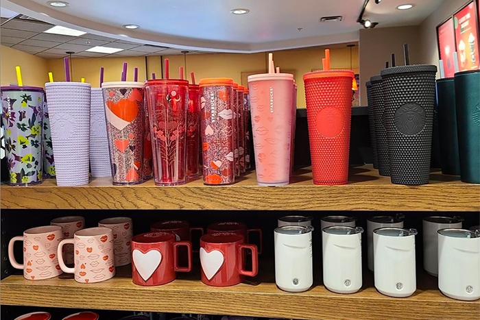 Starbucks Valentines Day Cups on sale right now! Get yours now!