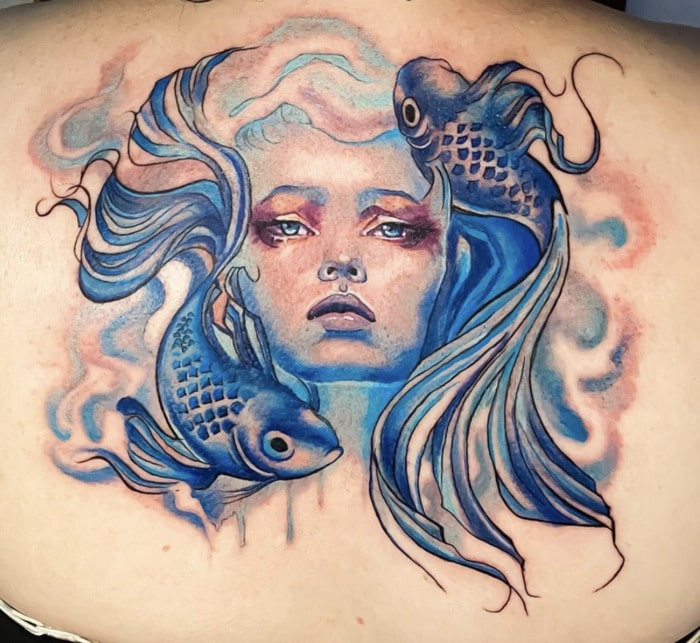 12 Pisces Tattoo Ideas To Get Two Fish Inked On Your Body