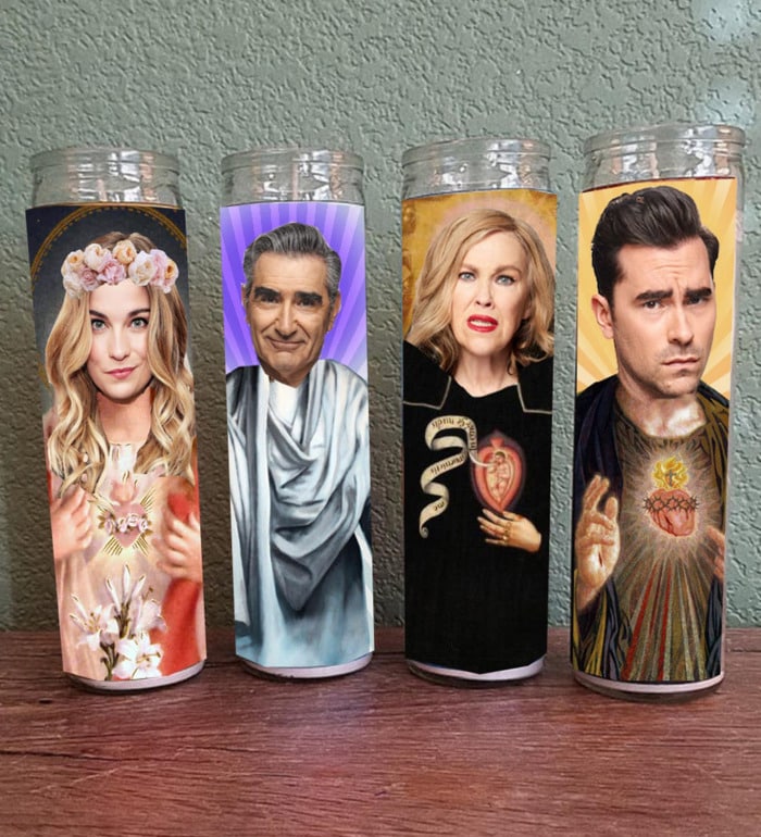 Schitt's Creek Gifts - Rose family prayer candles