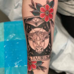 Taurus Tattoos - Bull tarot card