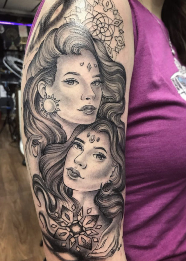 15 Gemini Tattoos That Are Far From Boring - Let's Eat Cake