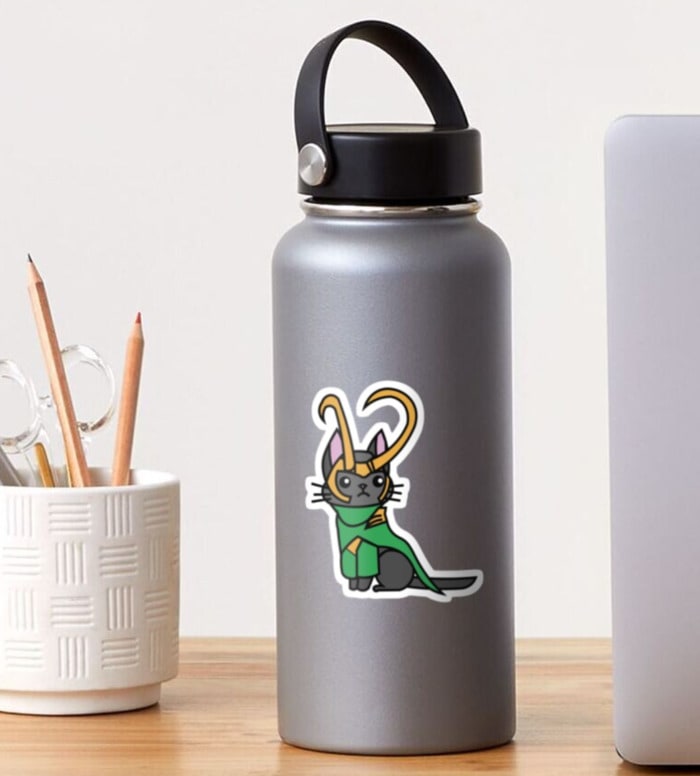 Loki Gift Guide - Loki Cat Sticker