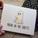 Ghost Puns - freak in the sheets card