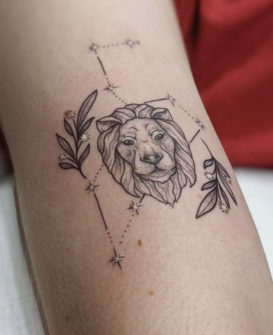 25 Leo Tattoo Ideas That Are Fit For a Queen - Let's Eat Cake