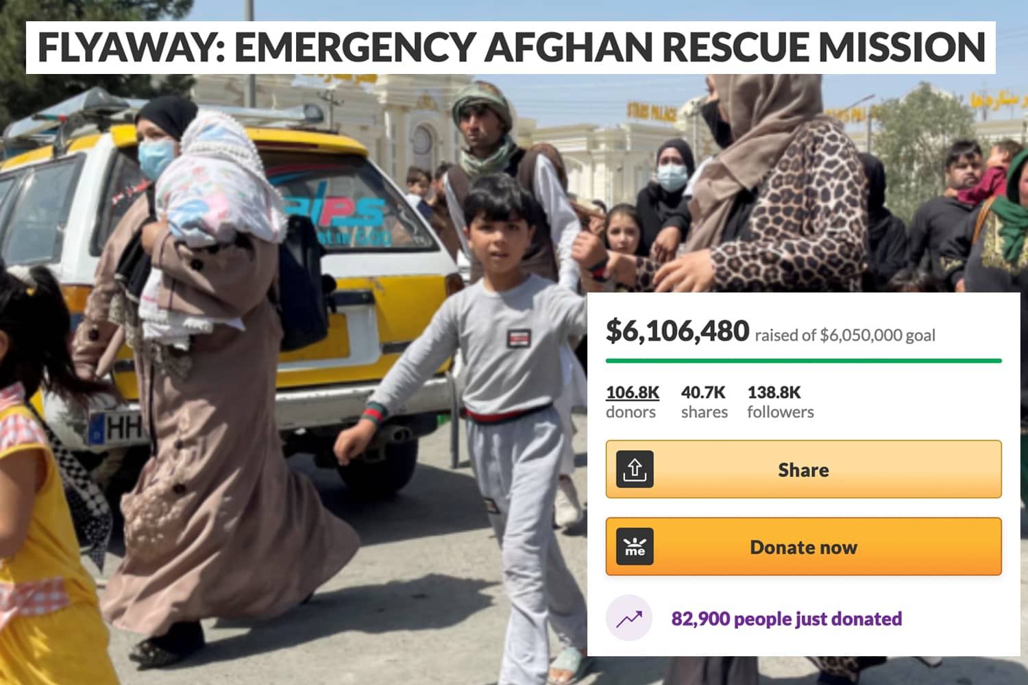 Meme Account Raises 6m Using Gofund Me For Afghans Let S Eat Cake