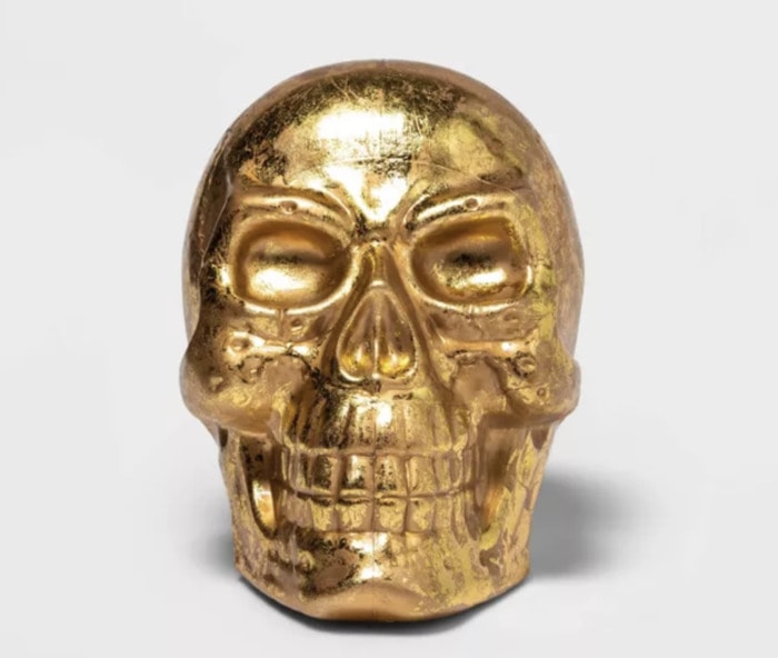 Target Halloween Hyde and Eek 2021 - Gold Skull