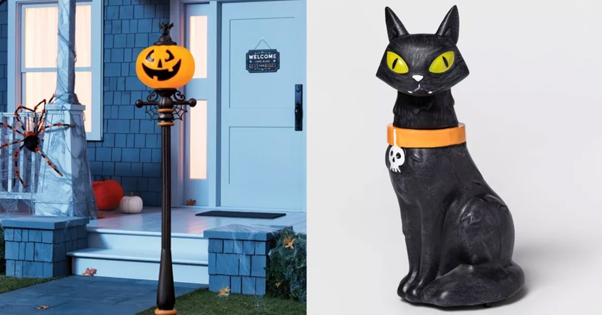 target halloween lamp post