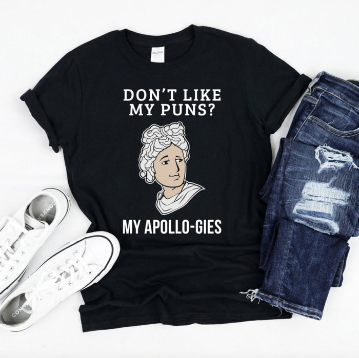 Bad Puns - Apollo-gies tee