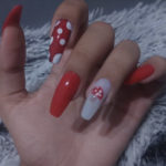 Fall Nail Ideas - mushroom nails