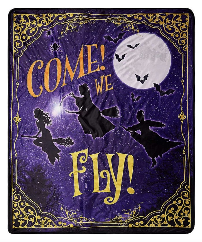 Hocus Pocus Gifts - Come We Fly Fleece Blanket