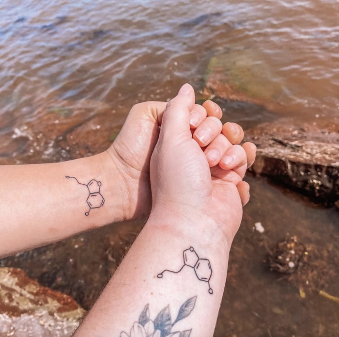 53 Brave Couples Who Chose Matching Wedding Tattoos Instead Of Rings   Bored Panda