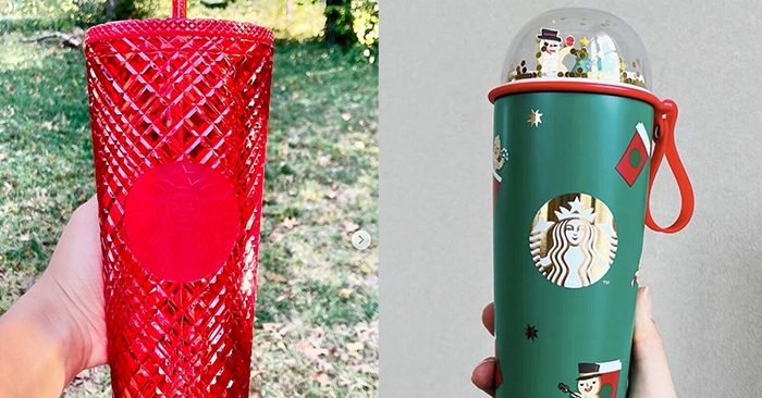 Your First Look At the Starbucks Holiday Cups and Tumblers for 2023 - Let's  Eat Cake