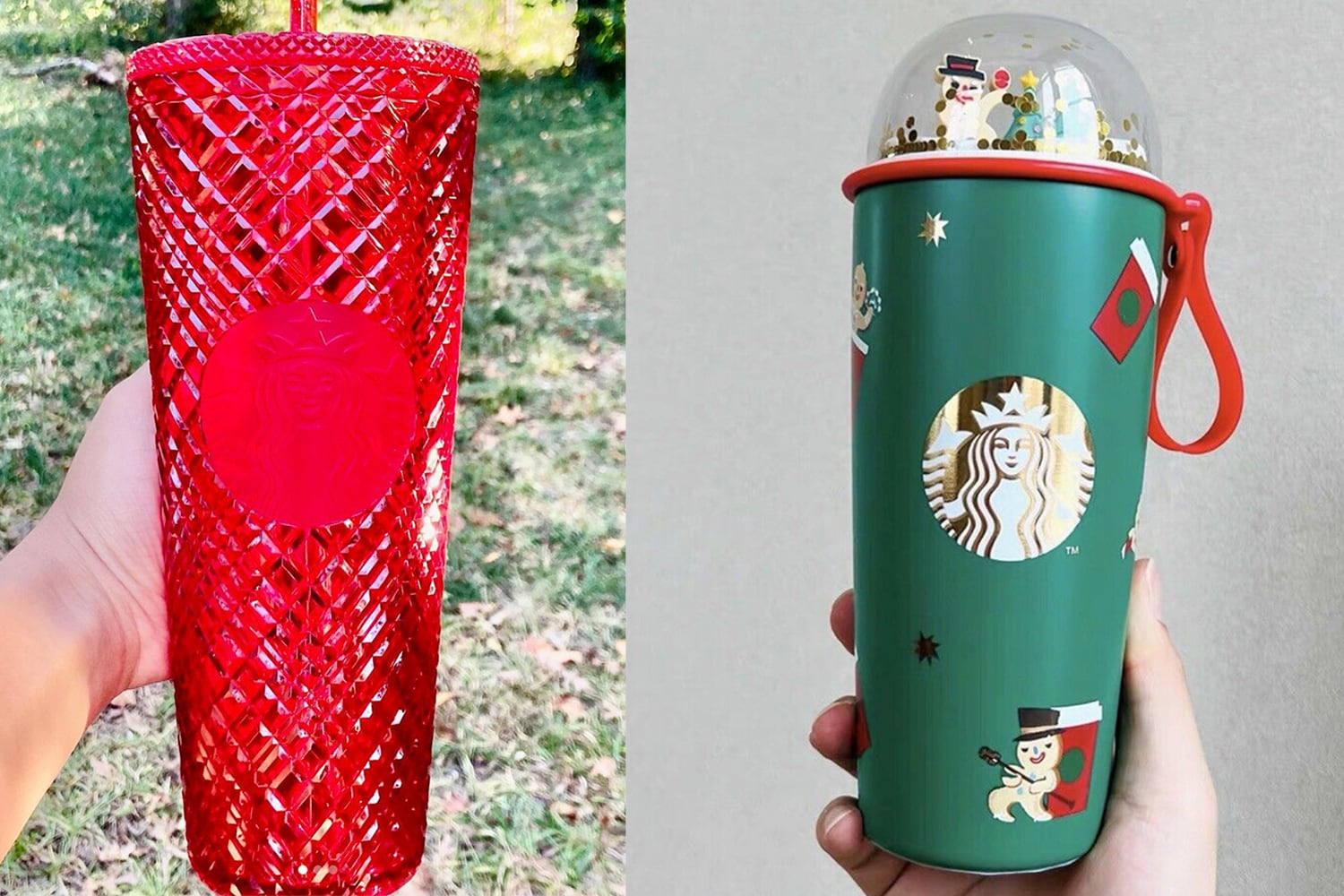 4 Starbucks Holiday Mugs 