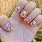 Thanksgiving Nail Designs - Fox and pie