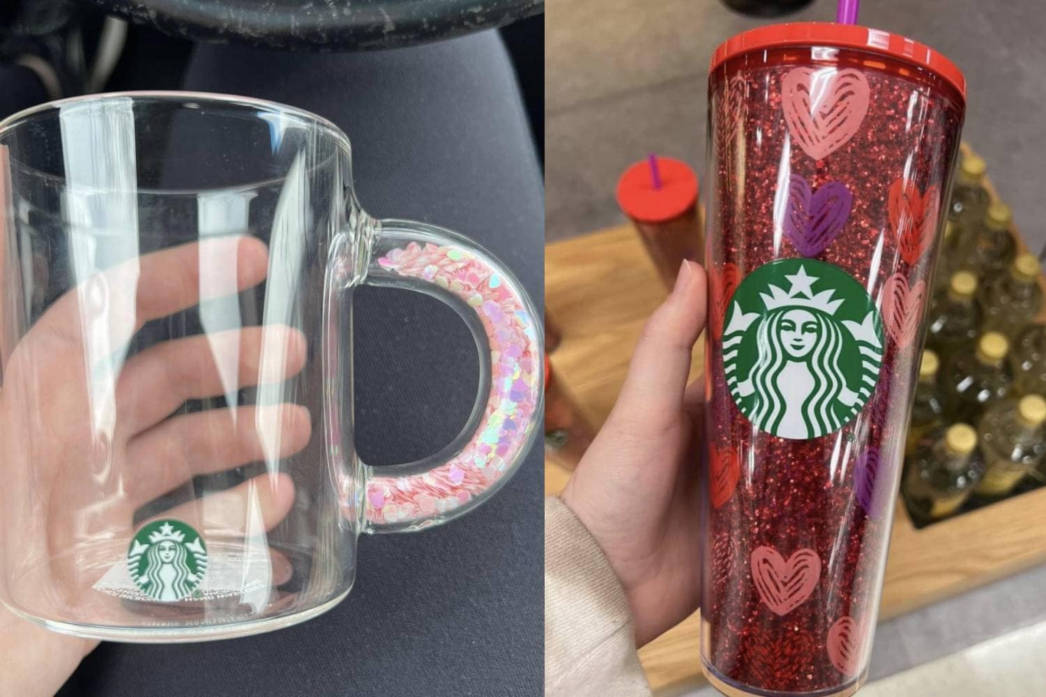 Starbucks 2023 Winter Clear Glass Core Mug