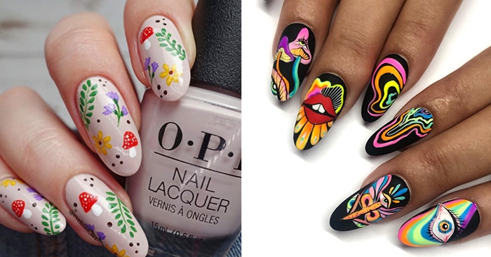 Mushroom Nail Designs