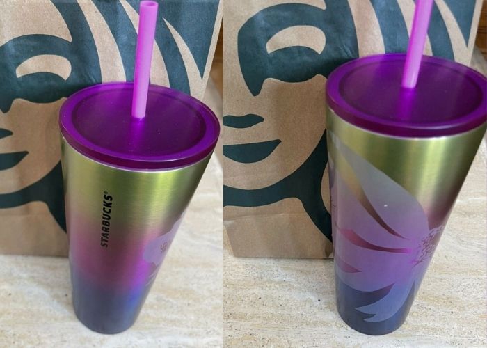 studded purple oil slick starbucks cup  Custom starbucks cup, Tumbler cups  diy, Starbucks cups