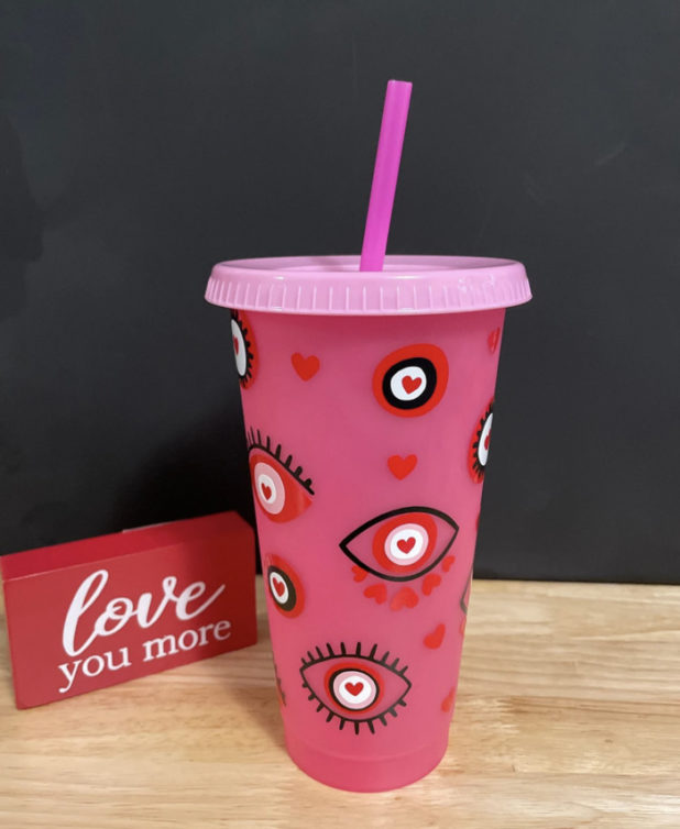 10 Pretty Starbucks Valentine Tumblers from Etsy - Let's Eat Cake