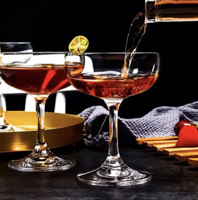 15 Types of Cocktail Glasses - The Best Martini, Highball, Coupe, Nick and  Nora Cocktail Glasses
