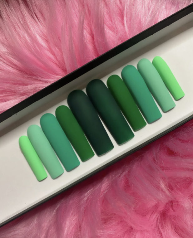 15 Green Nails That Will Make Everyone Envious - Let's Eat Cake