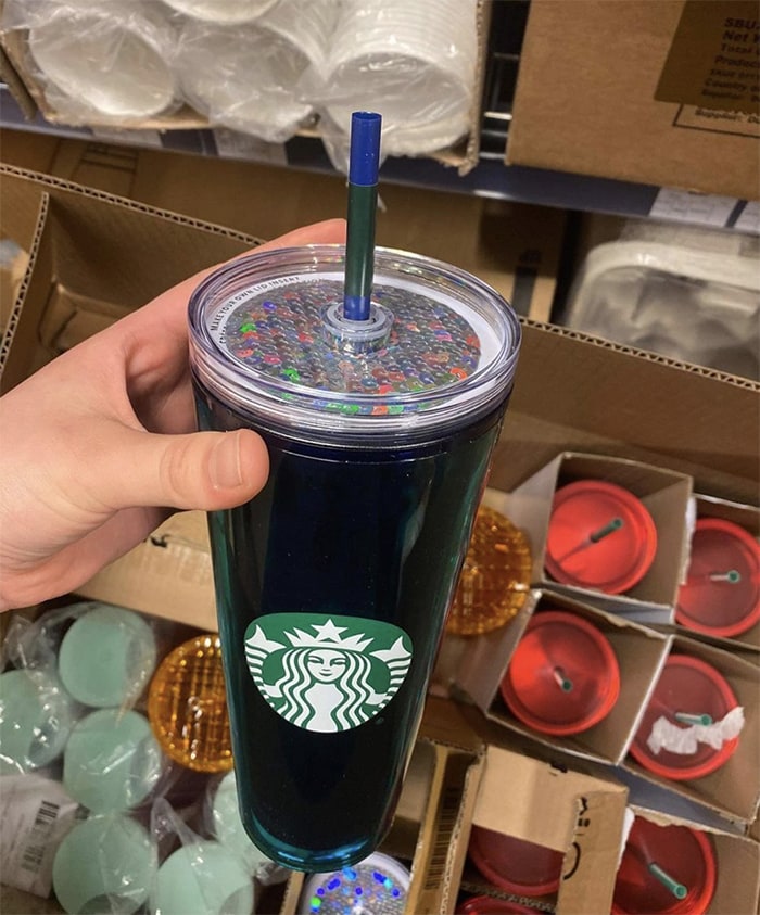 Starbucks 2022 Summer Mystery Color Changing Reusable Cold Cup 24oz Lid &  Straw